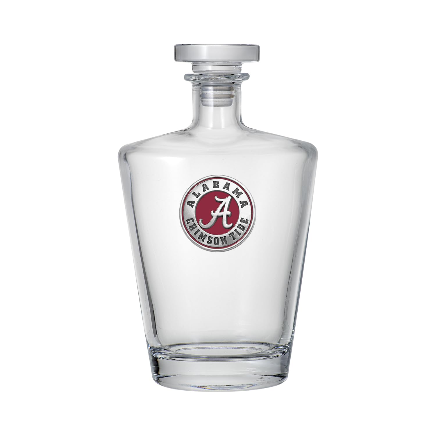Alabama Royal 30 oz Glass Container with Expertly Crafted Pewter Lid - Premium Glass Storage Jar for Coffee, Tea, Spices & Kitchen Organization