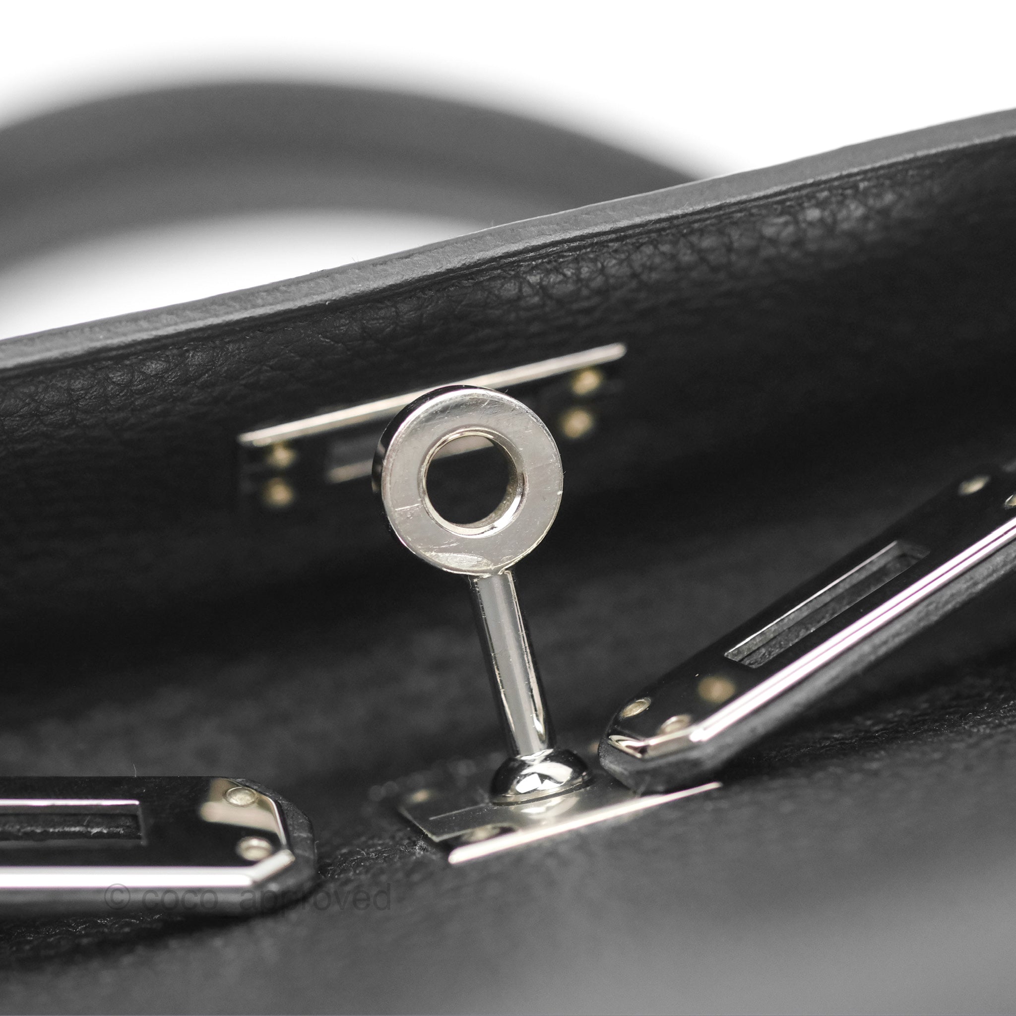 Authentic Hermès Retourne Kelly 25 Handbag - Black Togo Leather with Palladium Hardware | Luxury Designer Bag for Women | Perfect for Work, Evening Events & Special Occasions