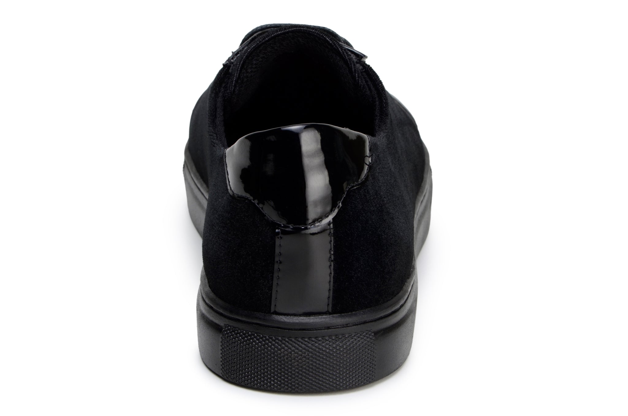 Belvedere Teo Black Velvet & Patent Leather Sneakers for Men - Stylish Casual & Dress Shoes for Work, Parties & Everyday Wear