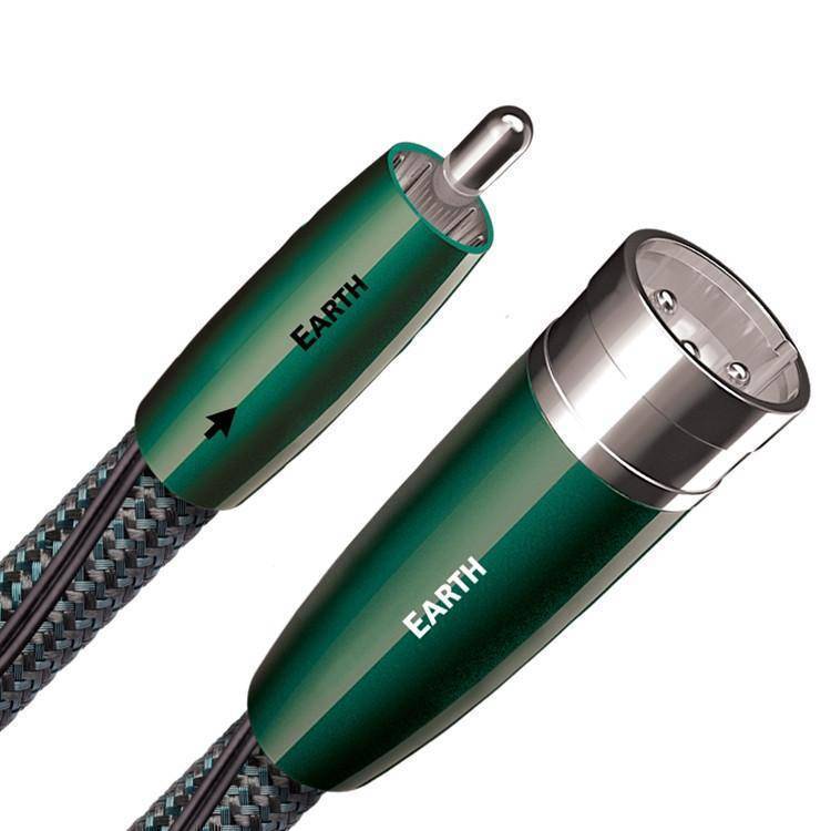AudioQuest Earth Interconnect Cable - High-Performance RCA Audio Cable for Home Theater & Hi-Fi Systems - Perfect for Audiophiles & Music Enthusiasts