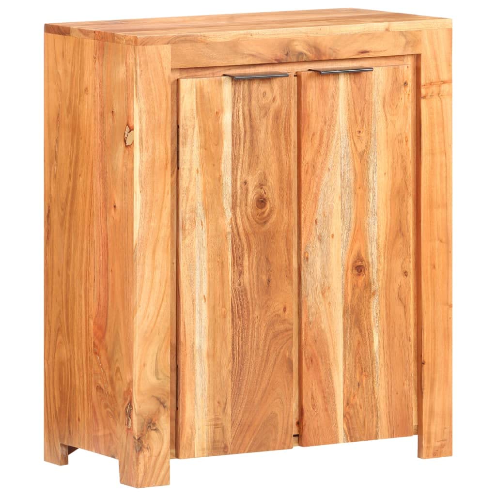 vidaXL Solid Acacia Wood Sideboard Buffet Cabinet with Storage - Perfect for Kitchen, Dining Room & Home Organization