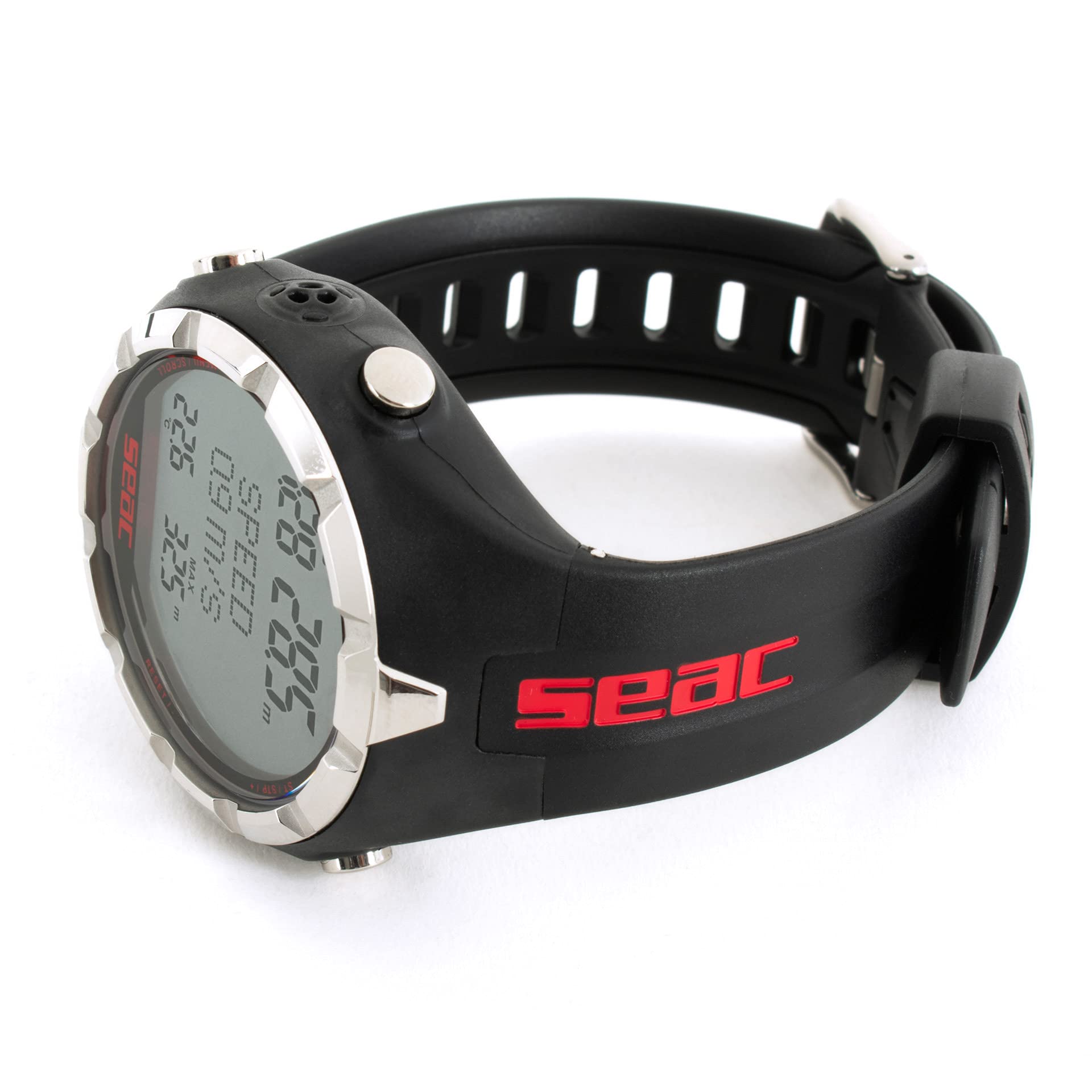 SEAC Apnea Freediving Computer with USB Cable - Professional Dive Watch for Spearfishing, Scuba & Snorkeling - Perfect for Deep Sea Diving & Underwater Exploration