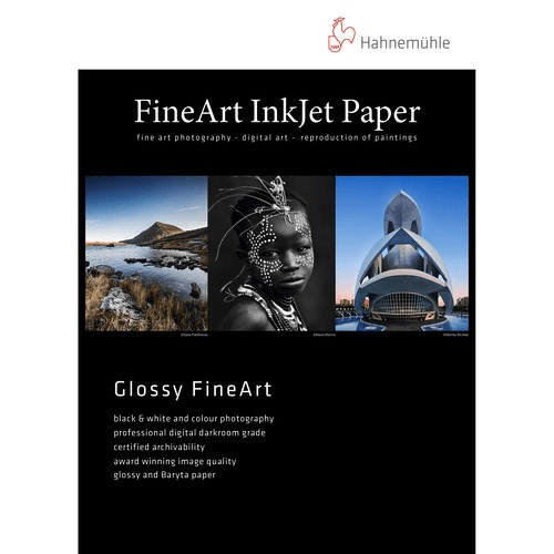 Hahnemuhle FineArt Baryta Satin Paper - 13 x 19 Inches, 25 Sheets - Premium Photo Paper for Professional Printing, Art Reproduction & Exhibition Quality Displays