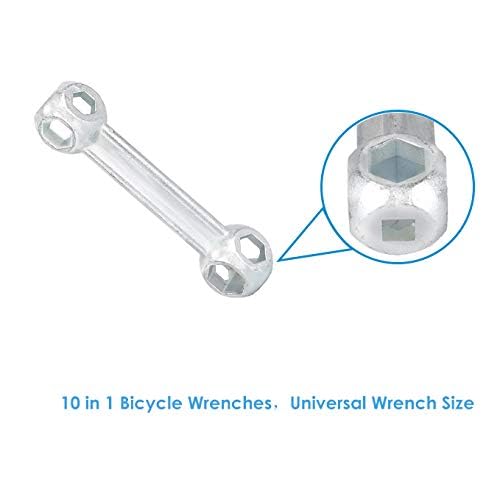 WOTOW 16-in-1 Bike Repair Tool Kit - Portable Multitool for Road & Mountain Bikes - Cycling Essentials for Travel & Maintenance