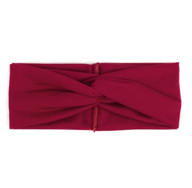 Women's Elastic Twist Turban Headband - Soft Stretchy Yoga Headwrap for Sports, Workouts & Everyday Style - Hair Accessories for Women & Girls