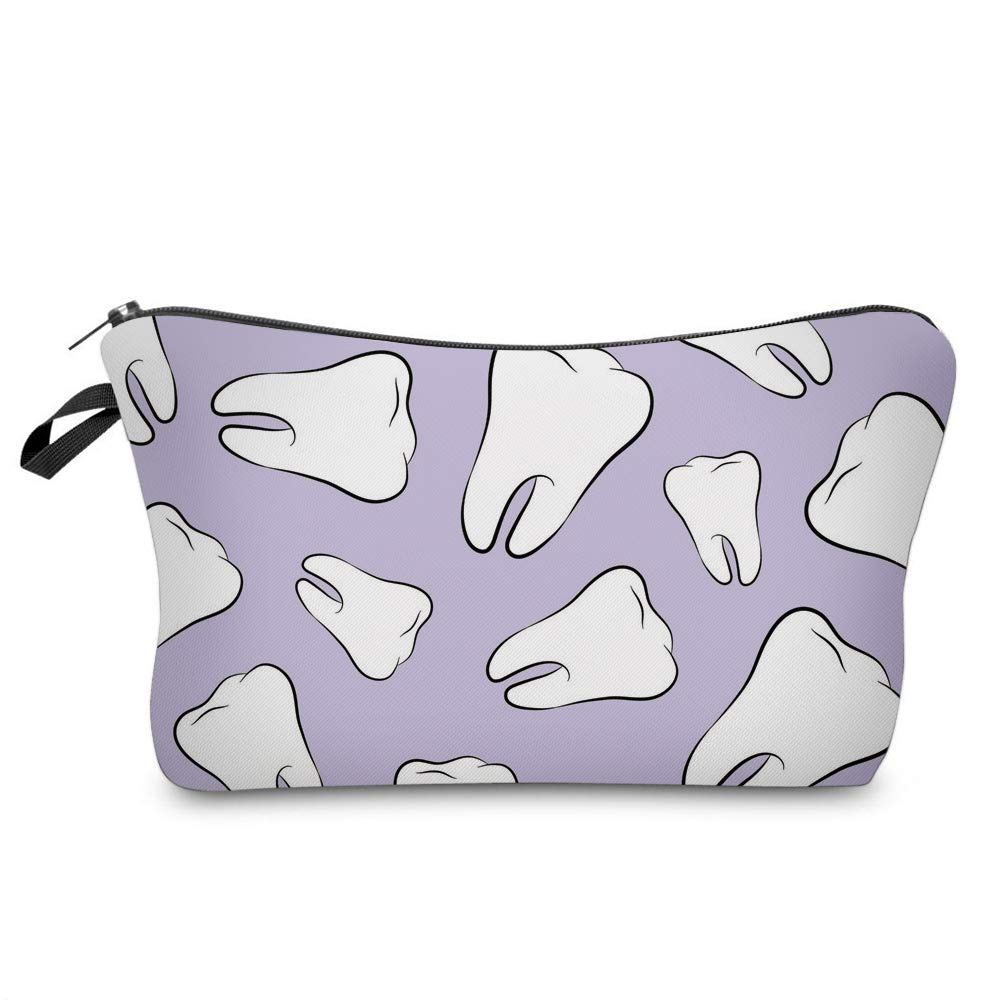Loomiloo Waterproof Makeup Bag for Women - Travel Toiletry Organizer, Cute Gift for Cosmetics & Essentials