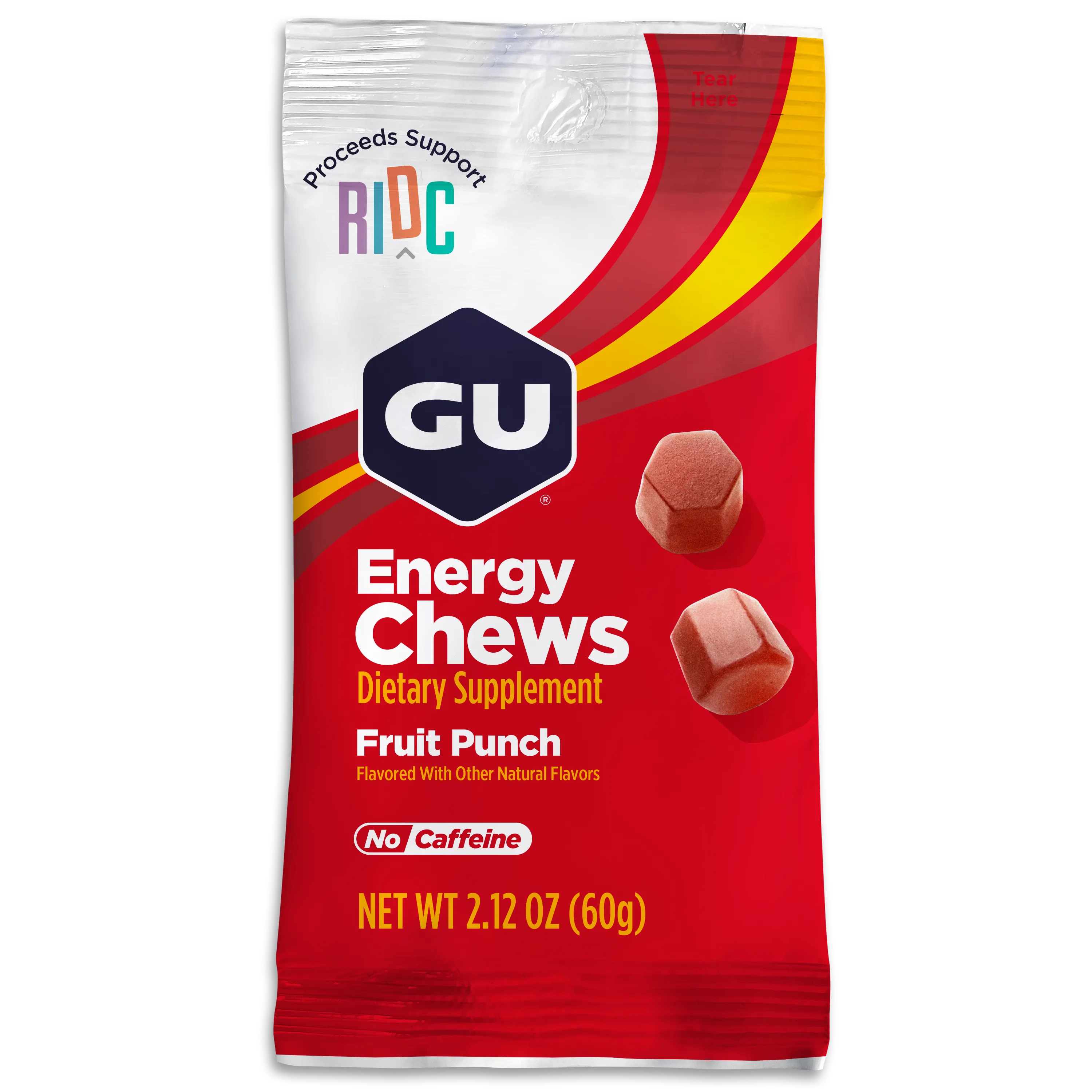 Gu Energy Chews - Natural Energy Gels for Runners, Cyclists & Athletes - Boost Endurance & Performance - Ideal for Marathon, Workout & Outdoor Activities