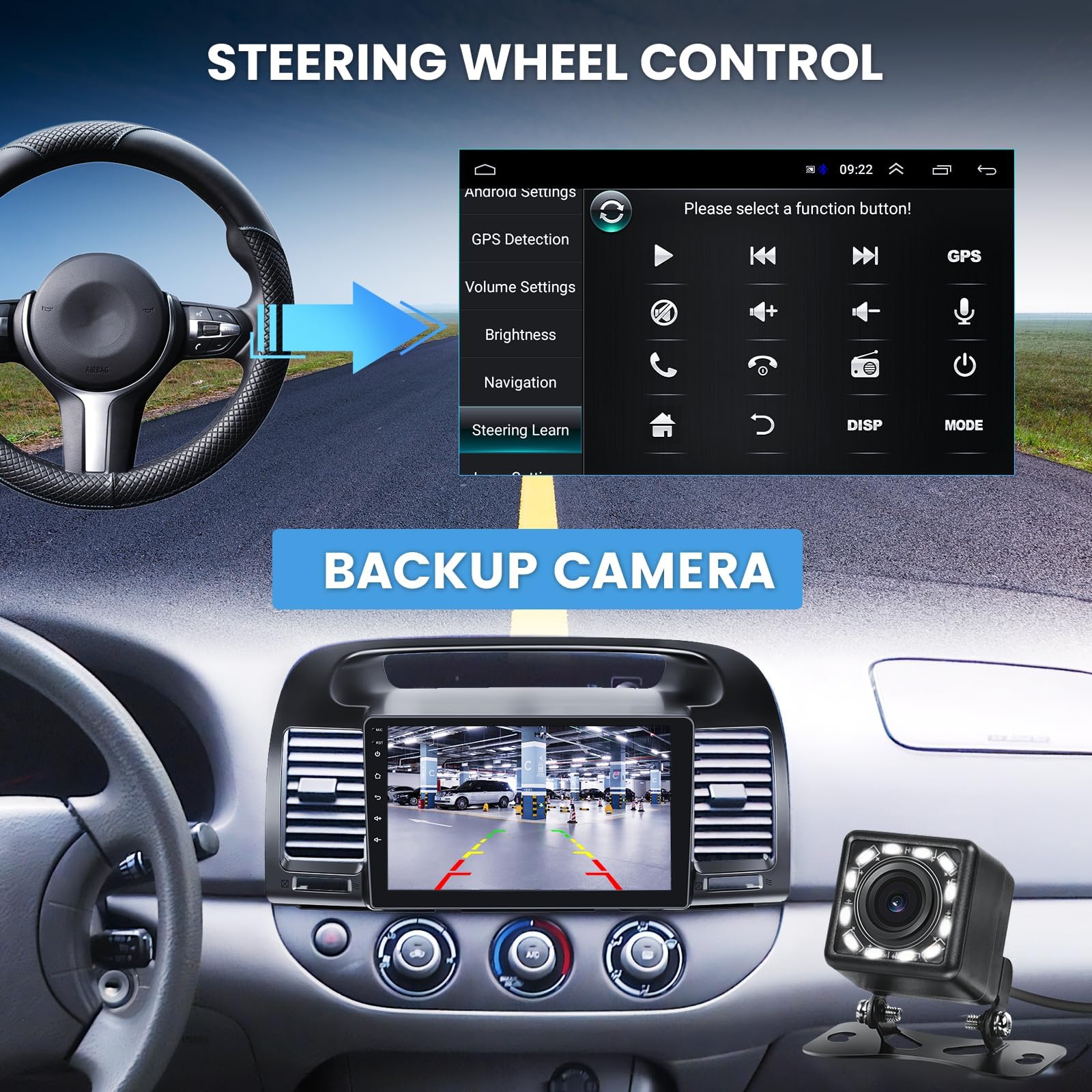 2000-2006 Toyota Camry Android Car Stereo - 9