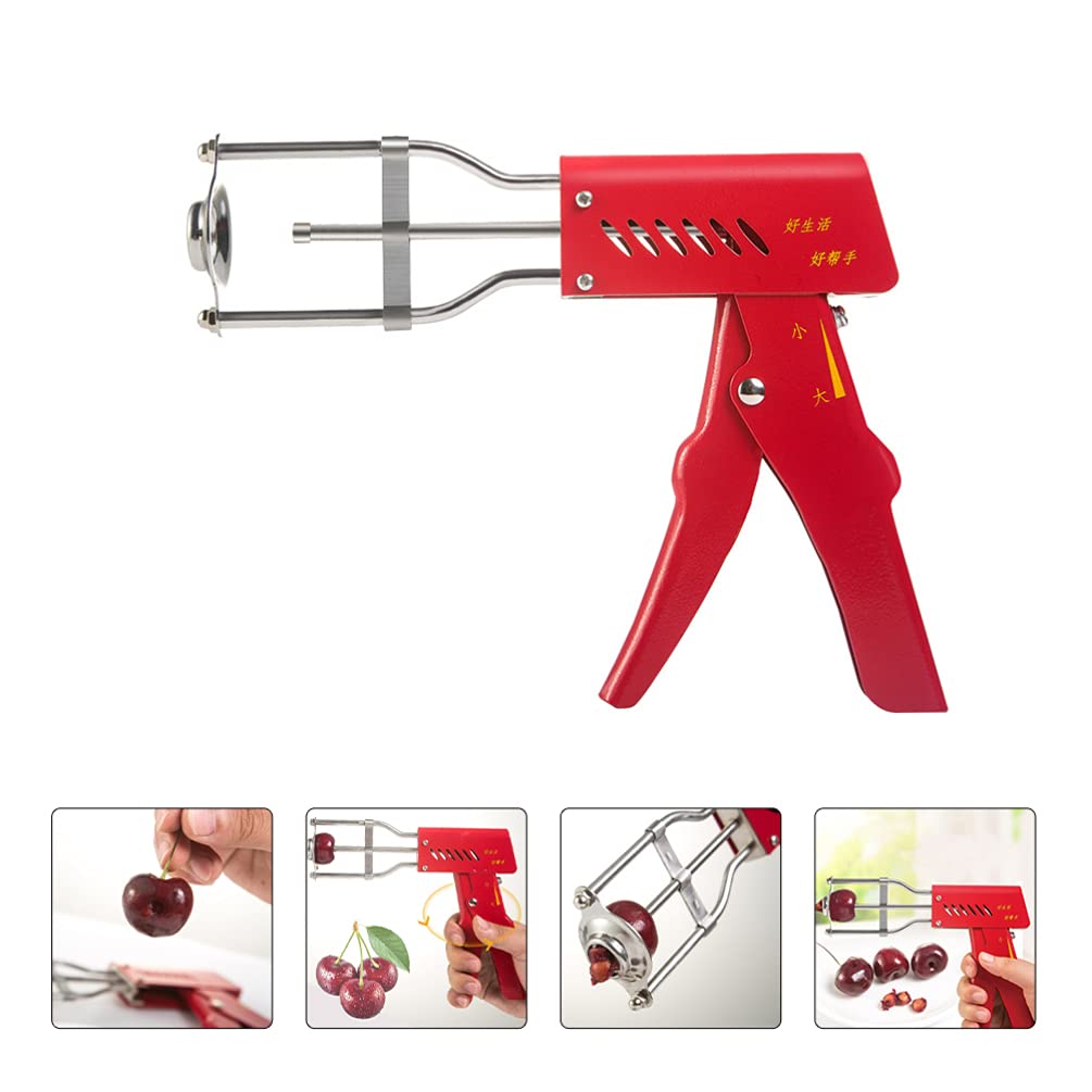 Stainless Steel Fruit Corer & Pitter - Cabilock Fruit Core Remover Tool for Apples, Pears, Peaches - Kitchen Gadget for Baking, Canning & Fruit Prep
