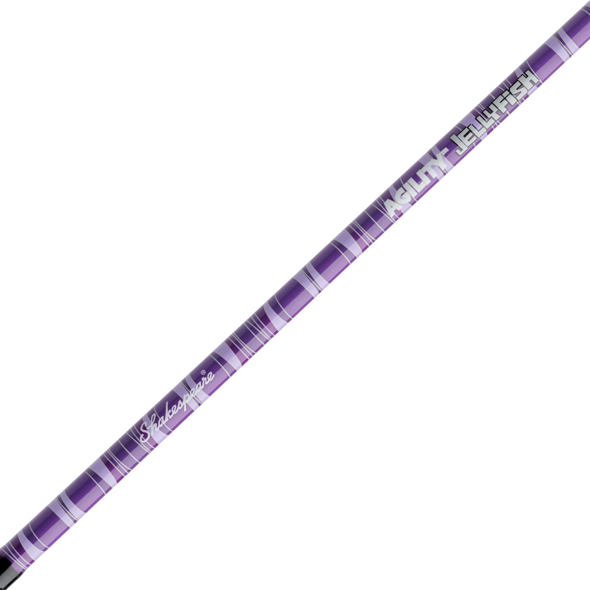 Jellyfish® Spincast Fishing Rod and Reel Combo - Lightweight Spinning Combo for Freshwater & Saltwater Fishing - Perfect for Beginners and Anglers - Ideal for Shore, Pier, and Boat Fishing