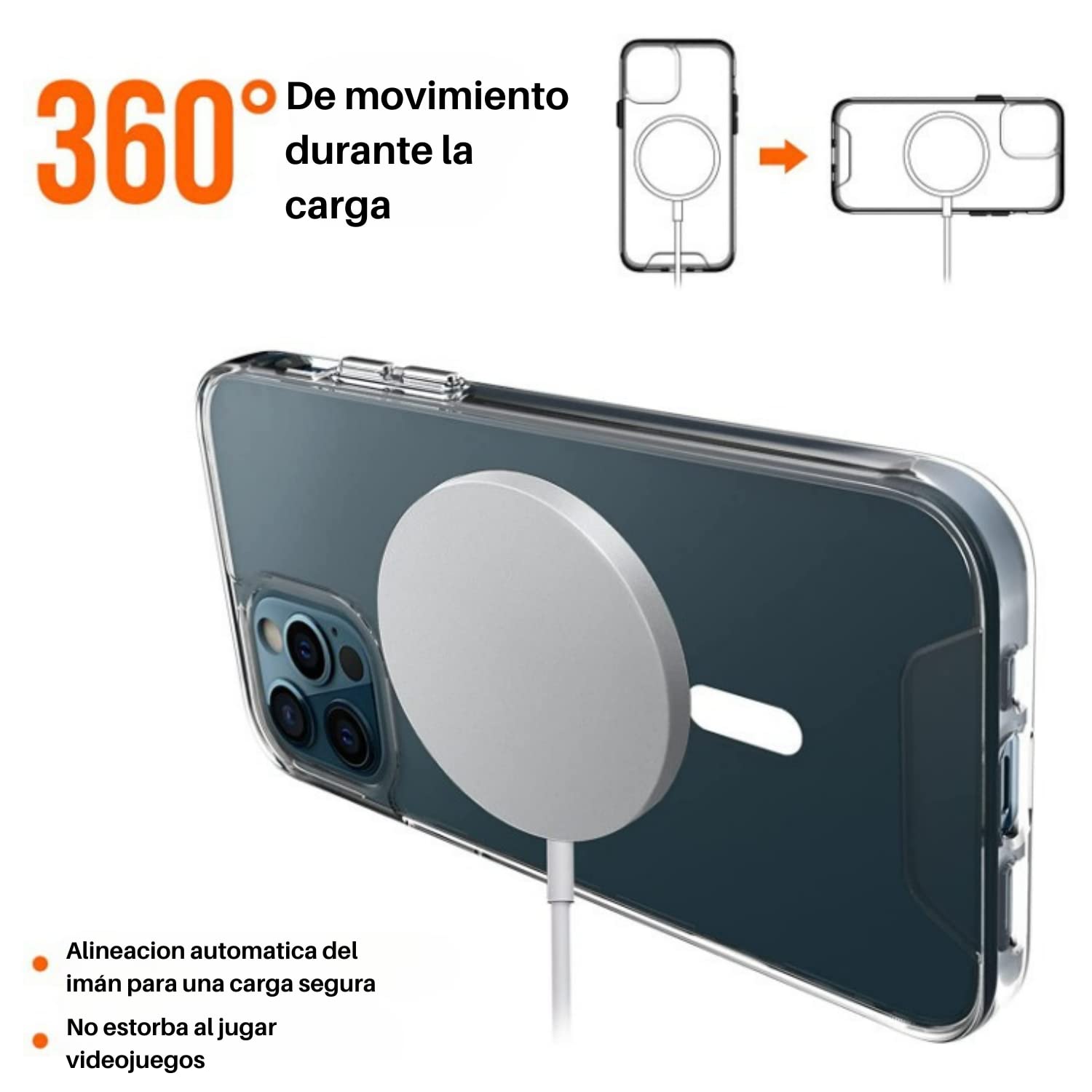 Clear Magnetic Case for iPhone XR - MagSafe Compatible, Shockproof & Anti-Yellowing, Wireless Charging Friendly - Perfect for Daily Use, Travel & Outdoor Activities (iPhone XR)