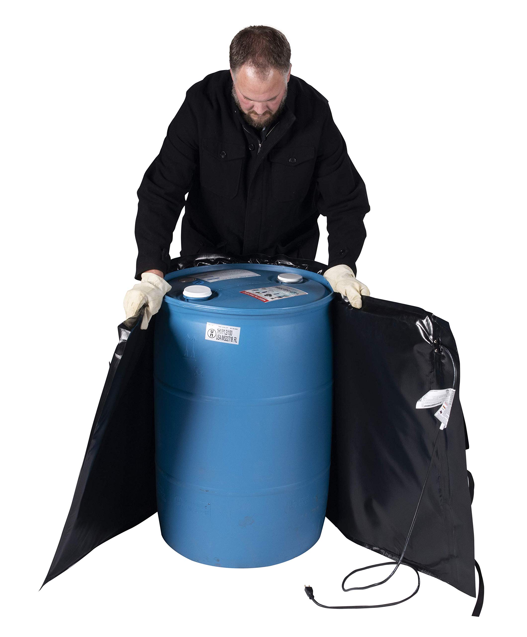 Powerblanket BH30-RR 30 Gallon Drum Heater - Industrial Grade Electric Barrel Warmer for Chemicals, Oil & Viscous Liquids - Perfect for Winter Storage, Manufacturing & Outdoor Worksites