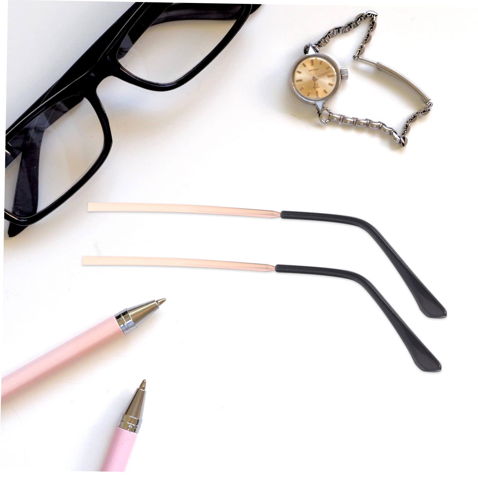 12 Pairs Glasses Legs & Sunglasses Screwdriver Kit - Temple Replacement, Protective Holder & Metal Screwdriver for Men & Women | Eyewear Repair & Maintenance Accessories for Home, Office & Travel