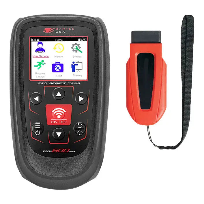 Bartec TECH600PRO TPMS Service Tool - Professional Tire Pressure Monitoring System Diagnostic Tool for Cars & Trucks - Ideal for Auto Shops, Mechanics & DIY Enthusiasts