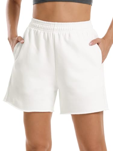 White (Sweat Shorts)