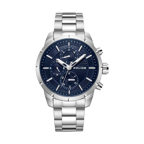 POLICE Men's Stainless Steel Chronograph Watch PEWJK2227104 - Waterproof, Durable & Stylish for Everyday Wear, Business & Outdoor Activities