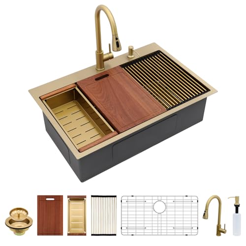 Gold with Faucet