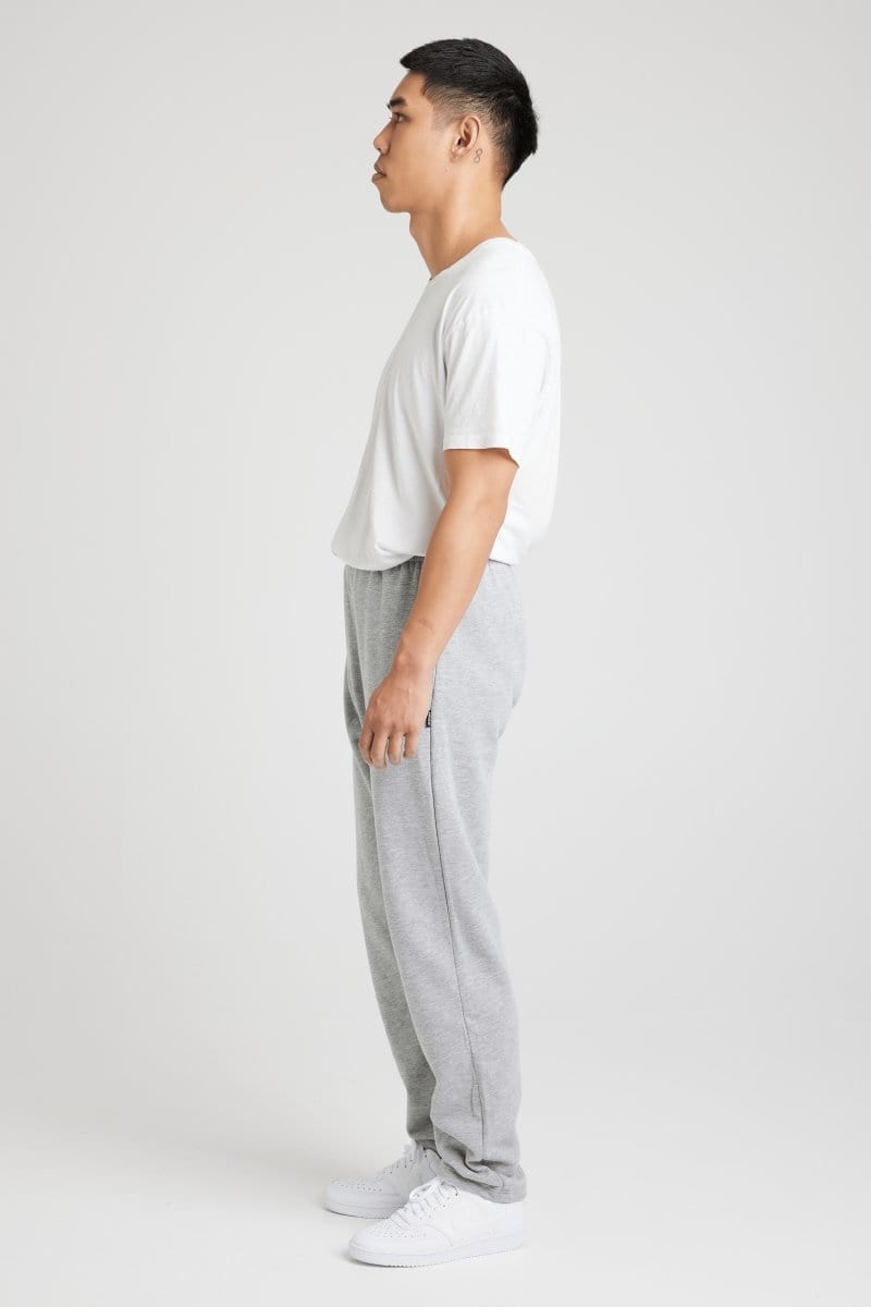 INSPORT Men's Aspen Grey Open Leg Track Pants - Comfortable Athletic Joggers for Running, Gym & Casual Wear