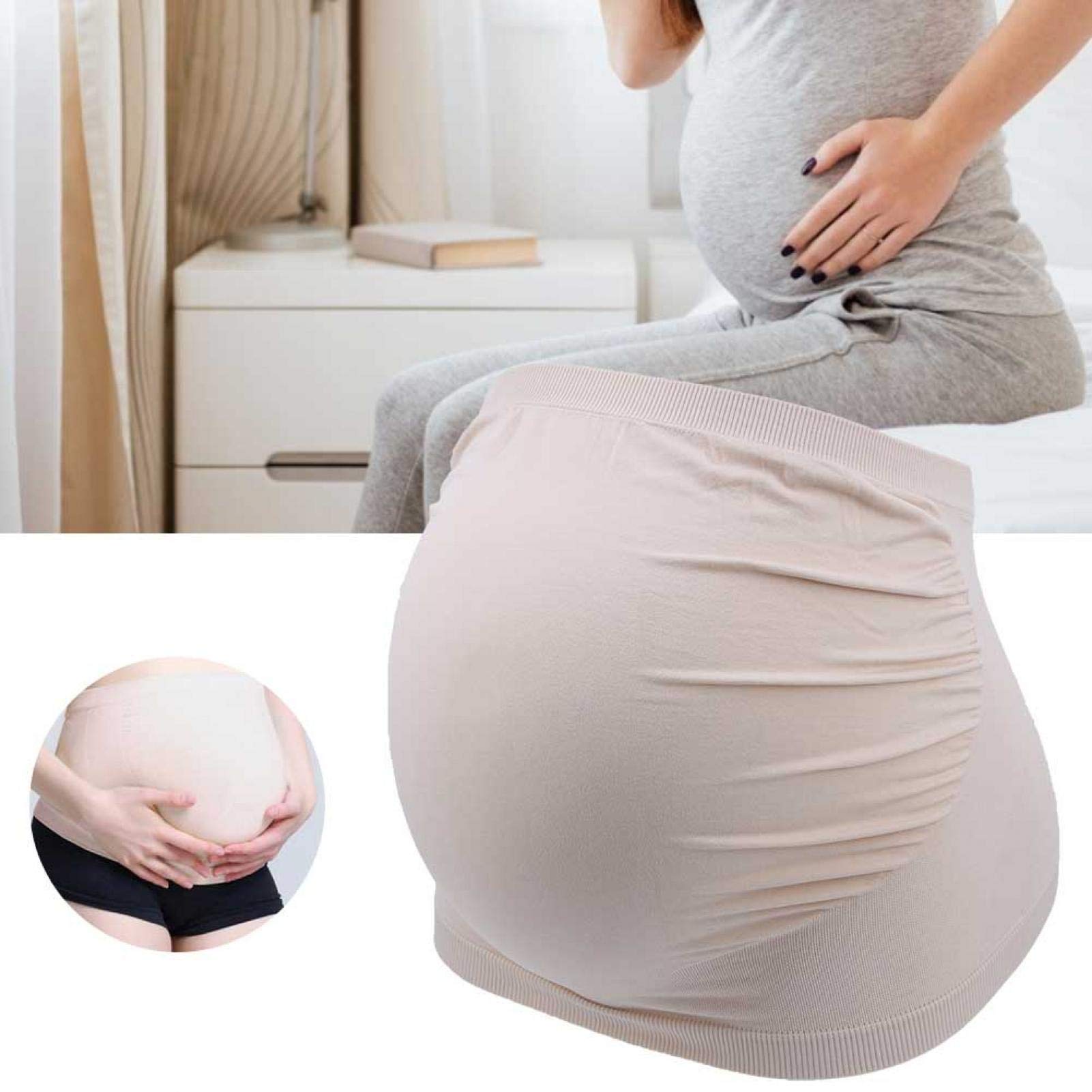 **Best Maternity Belt for Pregnancy Support - Soft & Breathable Abdominal Band with Back Pain Relief - Adjustable Belly Wrap for Comfort & Posture - Ideal for Workouts, Walking & Daily Activities (XXL, Nude)**