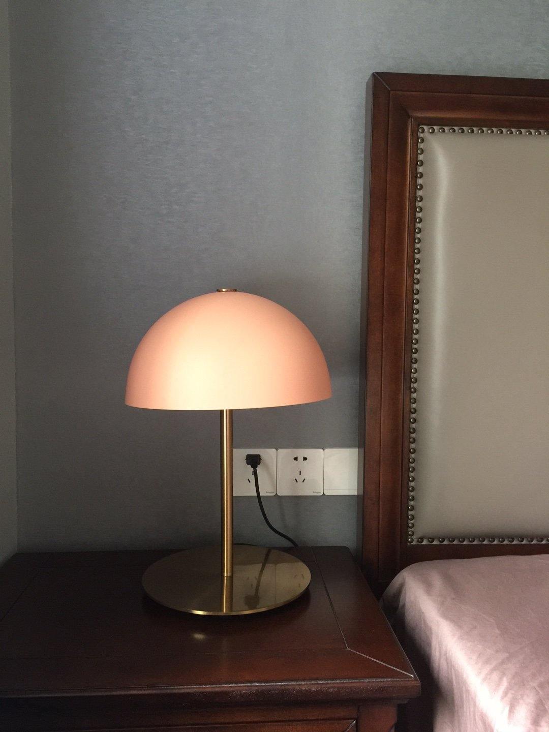 Hanna Modern Table Lamp - LED Bedside Night Light with USB Port, Adjustable Brightness for Bedroom, Living Room & Office - Warm White & Cool White Light Modes