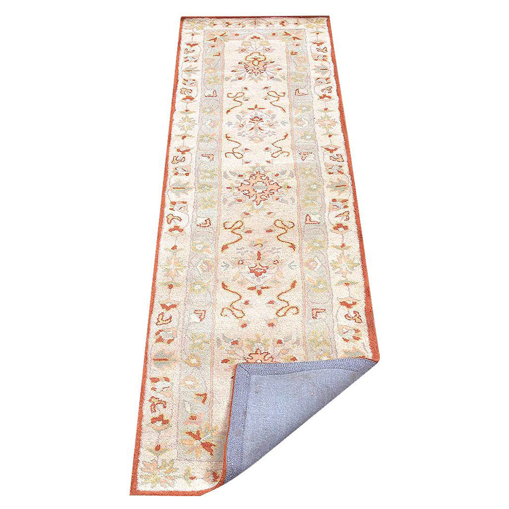 Hand Tufted Wool Area Rug - Soft & Durable Non-Slip Living Room Carpet - Boho Chic Home Decor for Bedroom, Nursery, or Office