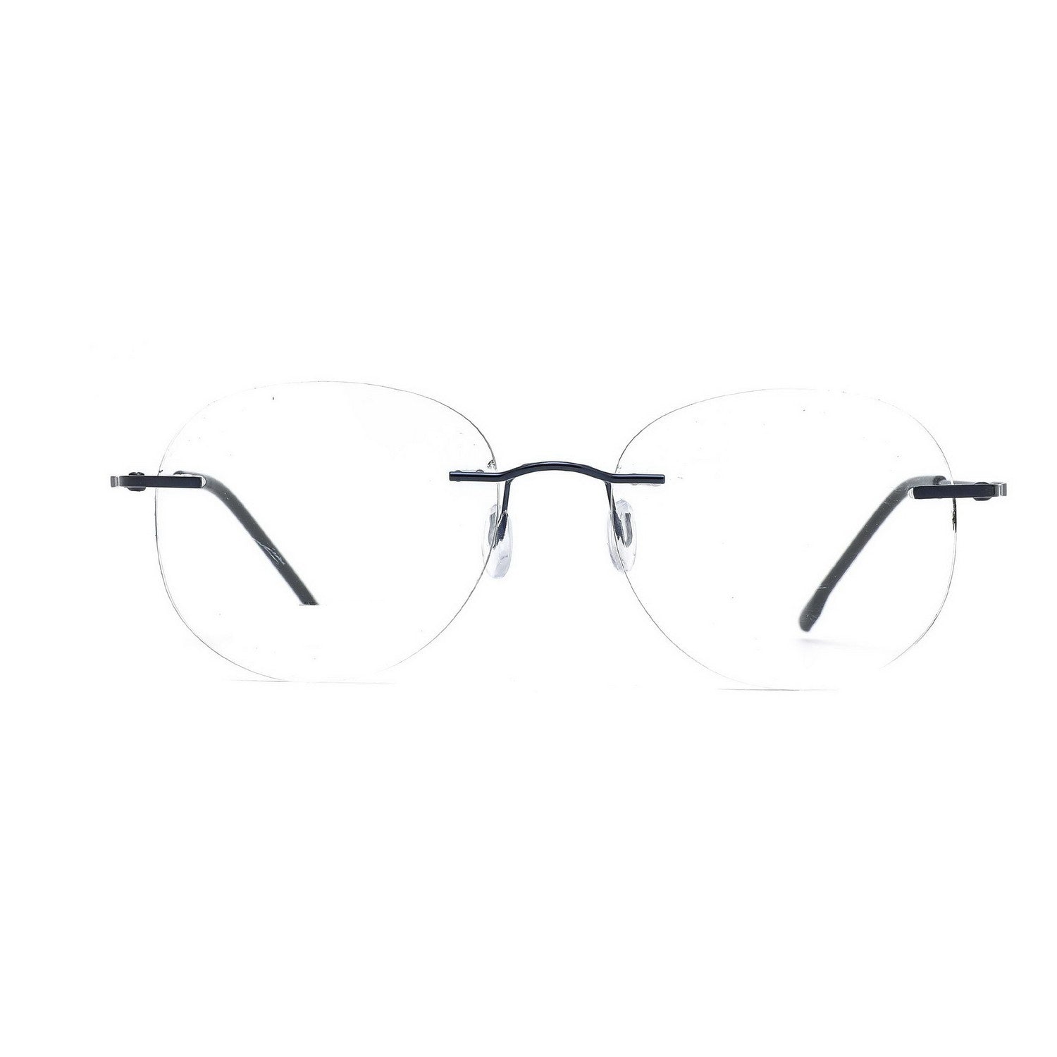 Stylish Round Rimless Glasses for Women & Men - Lightweight Frameless Eyewear Frames for Reading, Computer Use, and Fashion Accessories