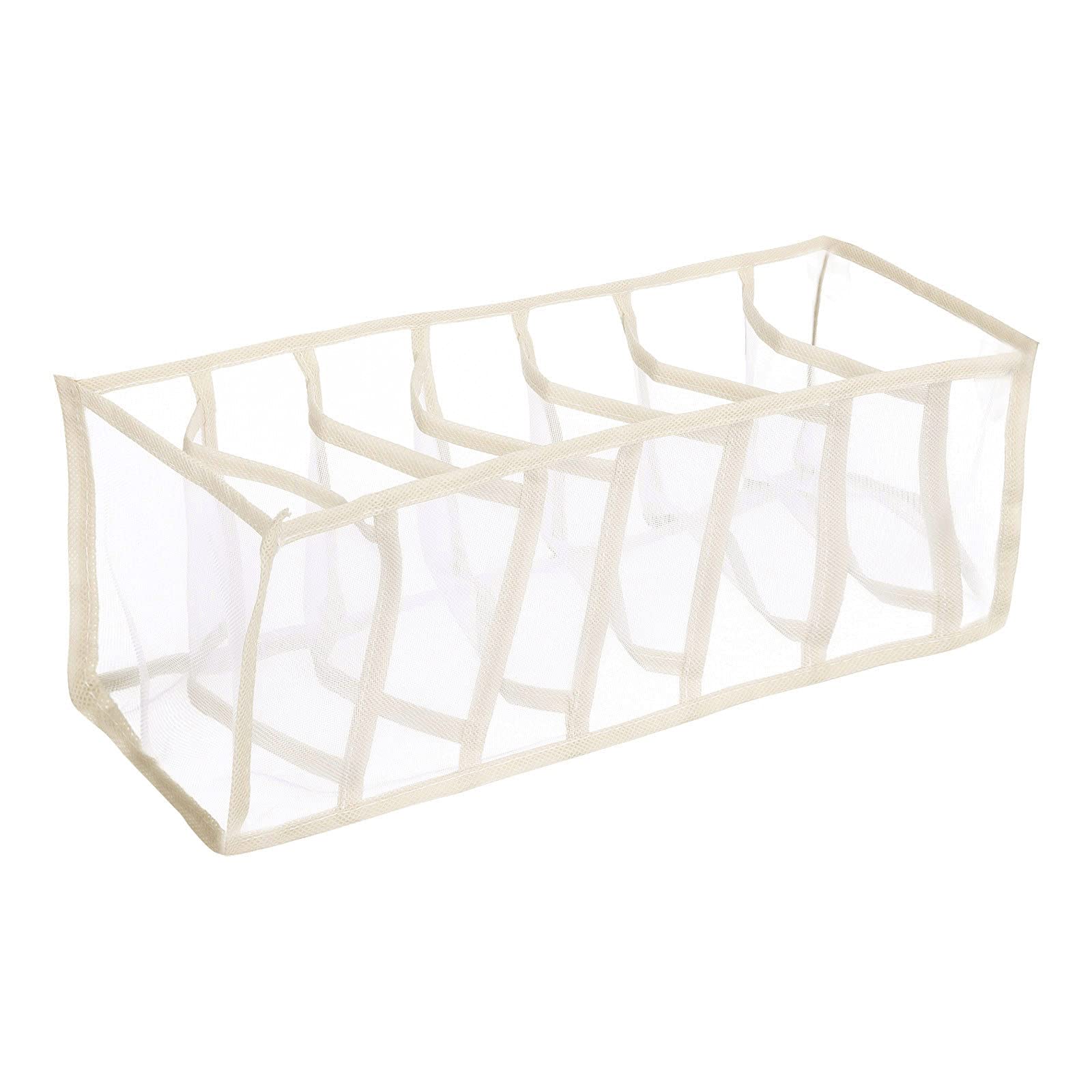 Collapsible Storage Box for Underwear, Panties, Socks & Bras - Space Saving Closet Organizer for Moving & Home Organization | Perfect for Travel, College Dorm & Small Space Storage