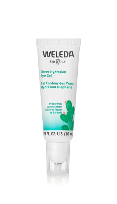 Weleda Sheer Hydration Eye Gel 0.34oz - Refreshing Under Eye Treatment for Dark Circles & Puffiness - Perfect for Morning Routine & Travel Skincare