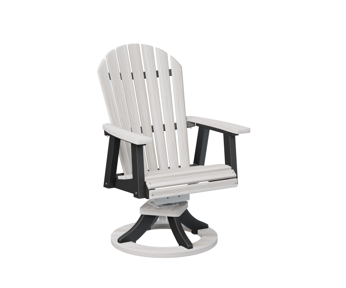 Berlin Gardens Comfo Back Swivel Rocker Dining Chair - Ergonomic Outdoor Patio Furniture for Relaxing & Dining - Perfect for Backyard, Garden, Poolside & Deck Use
