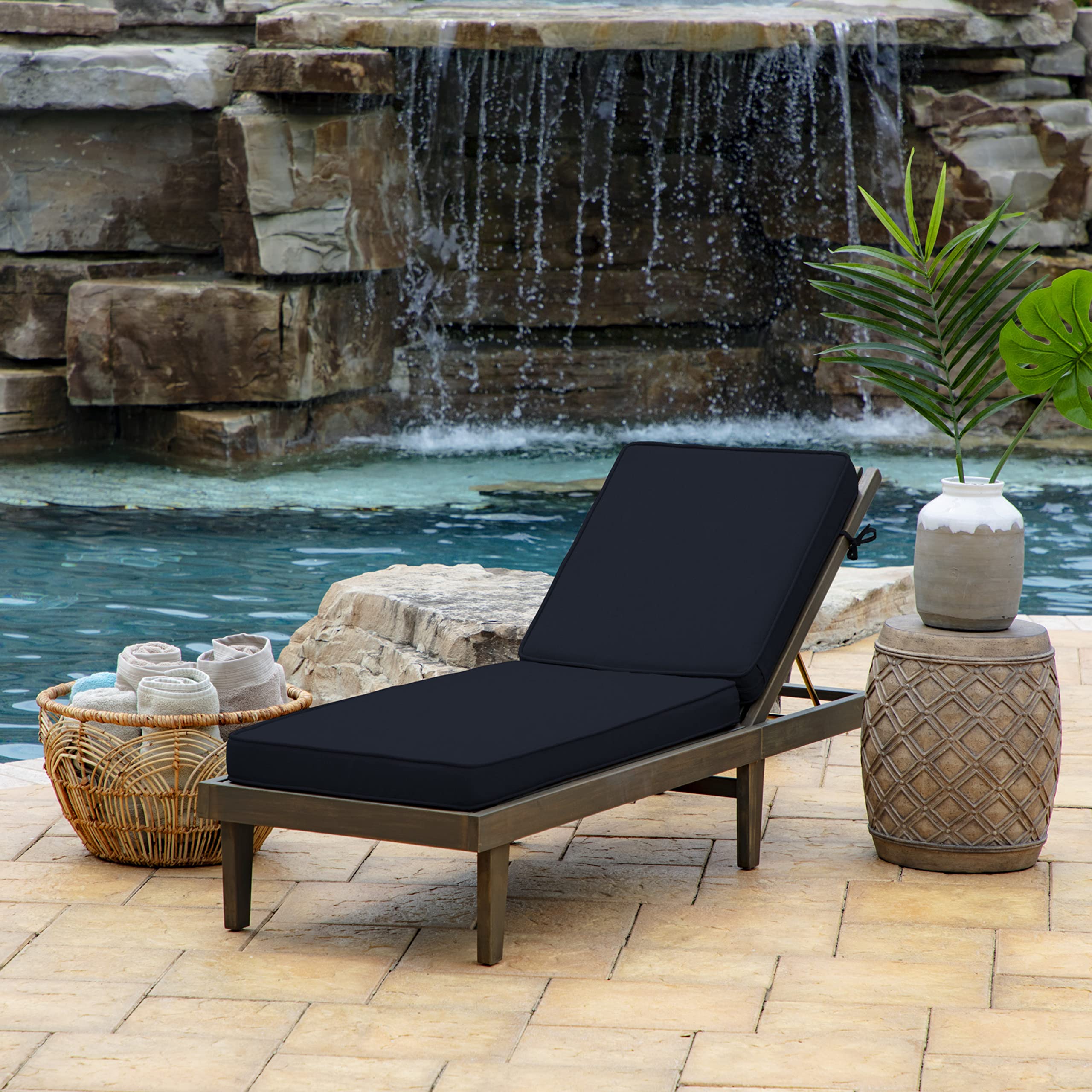 Arden Selections ProFoam Performance Outdoor Chaise Lounge Cushion 46