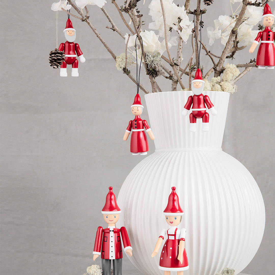 Christmas Ole Figurine - Handmade Holiday Decor for Home, Tabletop, and Christmas Tree - Perfect for Festive Decorations and Gift Giving