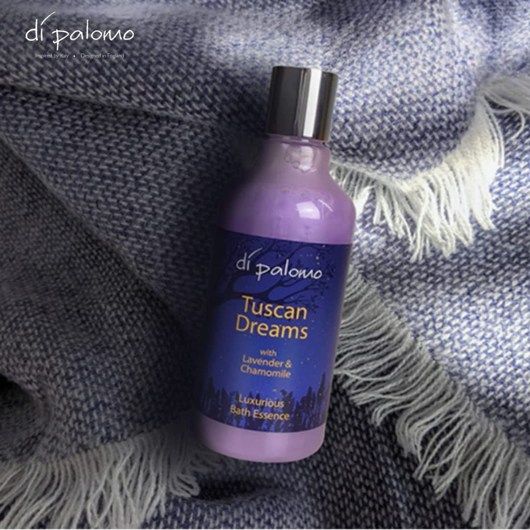 Di Palomo Vegan Tuscan Dreams Bath Essence 300ml - Foaming Bubble Bath & Luxury Shower Gel with Nourishing Skin Care | Bath & Body Wash Gift Set for Women | Perfect for Spa Nights, Relaxation & Self-Care Moments