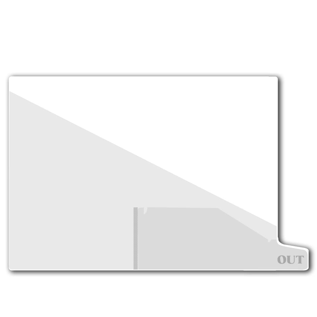 Professional Plastic File Folders Letter Size 9