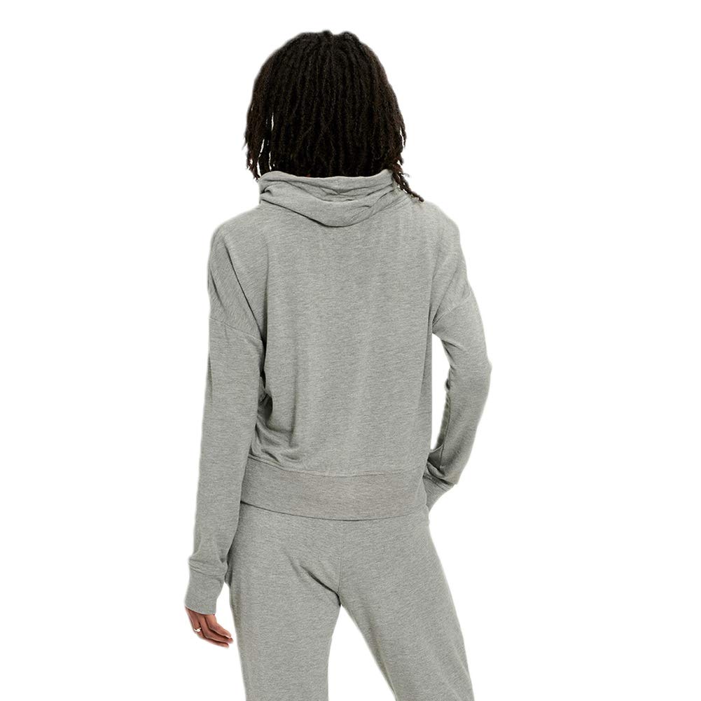 UGG Women's Miya Funnel Neck Sweatshirt - Cozy Fleece Pullover for Winter & Fall | Casual Outfit, Lounge Wear & Street Style Fashion