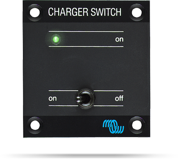 Victron Remote Panel Charger Switch - 12V/24V Battery Charger Controller for Solar & Marine Applications - Perfect for RVs, Boats, and Off-Grid Power Systems