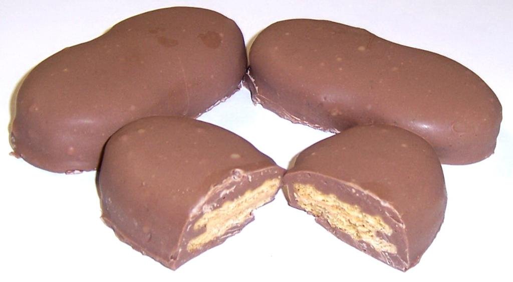 Scott's Cakes Milk Chocolate Covered Nutter Butters - 1 Pound White Bakery Box | Premium Chocolate Covered Cookies for Gifts, Parties & Dessert Platters