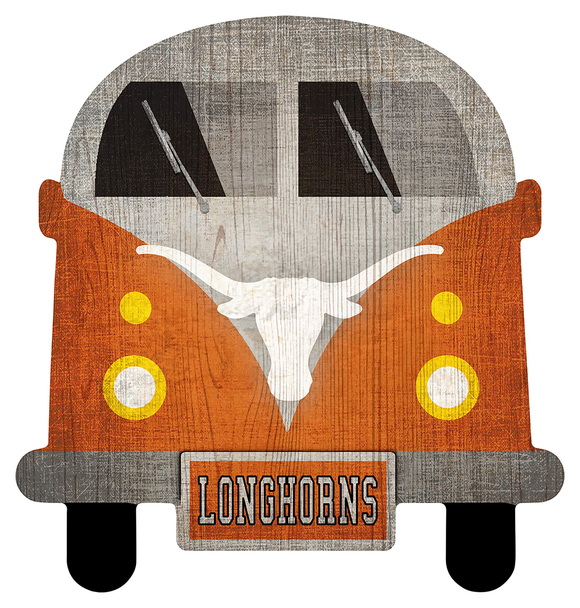 Fan Creations NCAA 12 Inch Team Bus Sign - Officially Licensed College Sports Decor for Tailgating, Game Day Parties & School Spirit Display