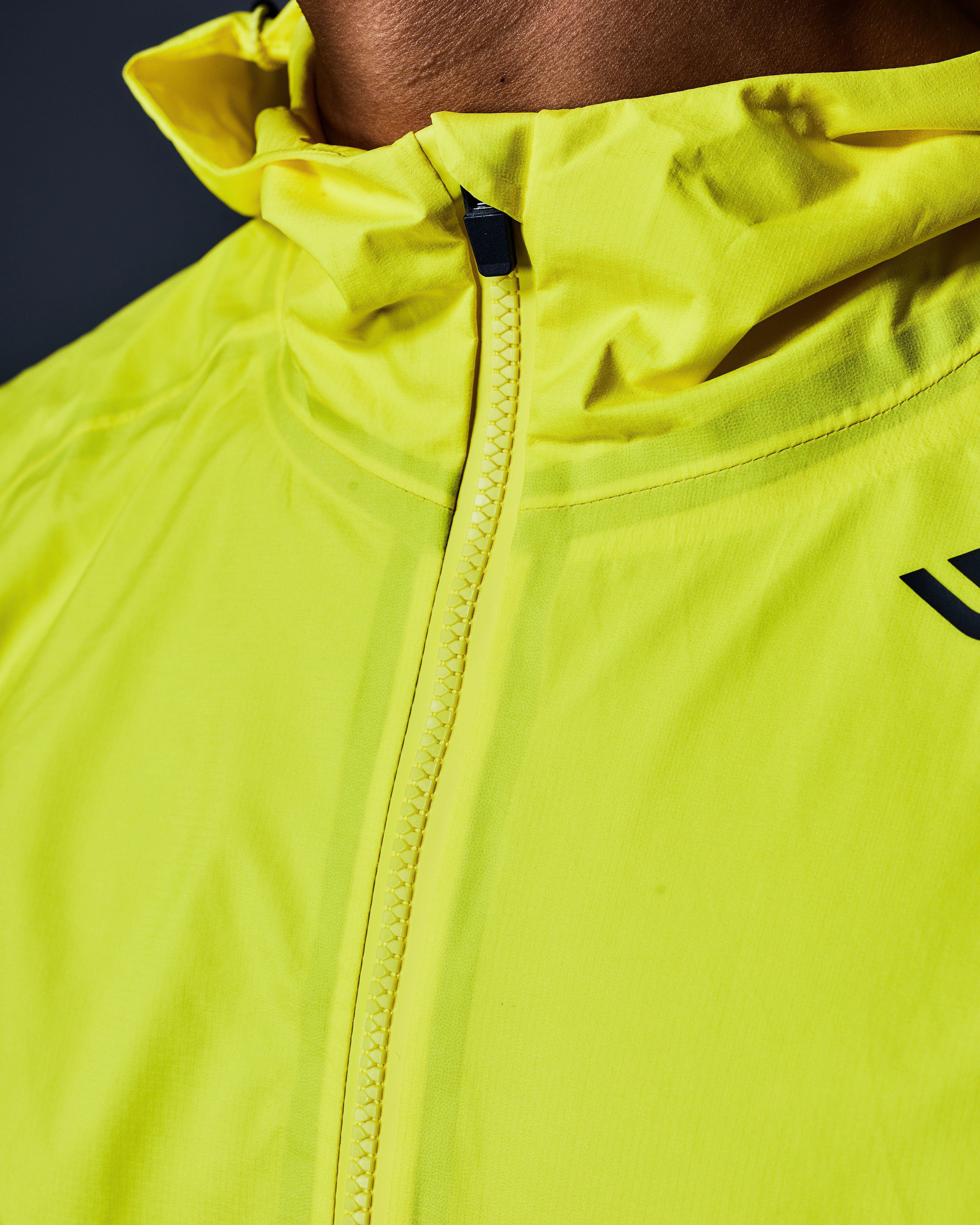 SWP 01 Waterproof Rain Jacket for Men & Women - Lightweight Windproof Outdoor Jacket with Hood (Yellow) - Perfect for Hiking, Camping & Daily Commute