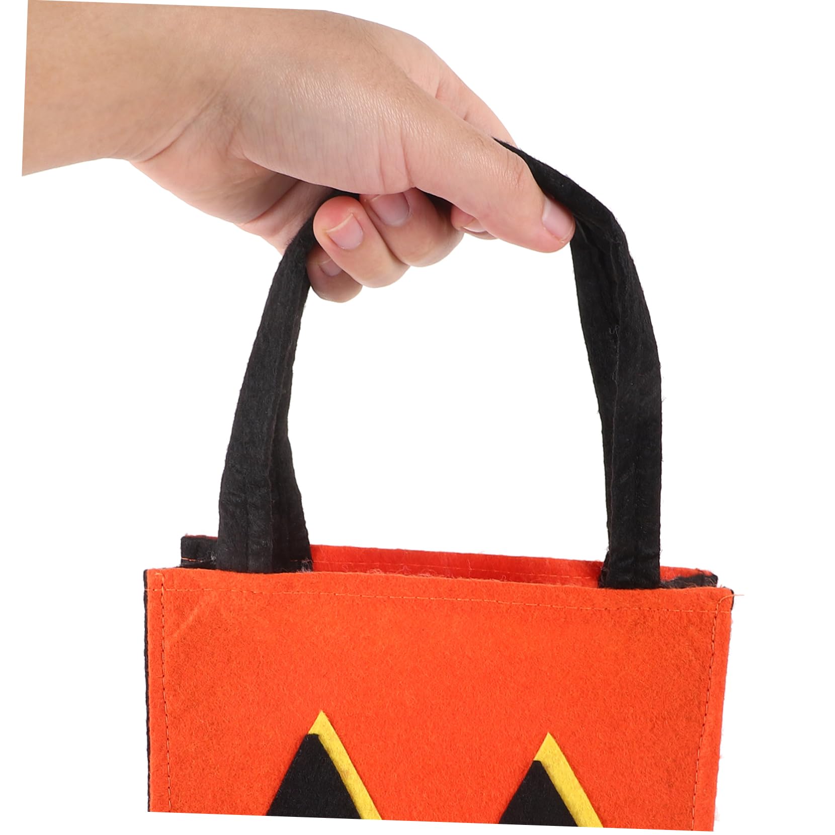 ABOOFAN Halloween Pumpkin Tote Bag - Non-Woven Candy Treat Bag for Halloween Party Decorations & Gift Giving | Perfect for Trick-or-Treating, Halloween Parties, and Festive Home Decor