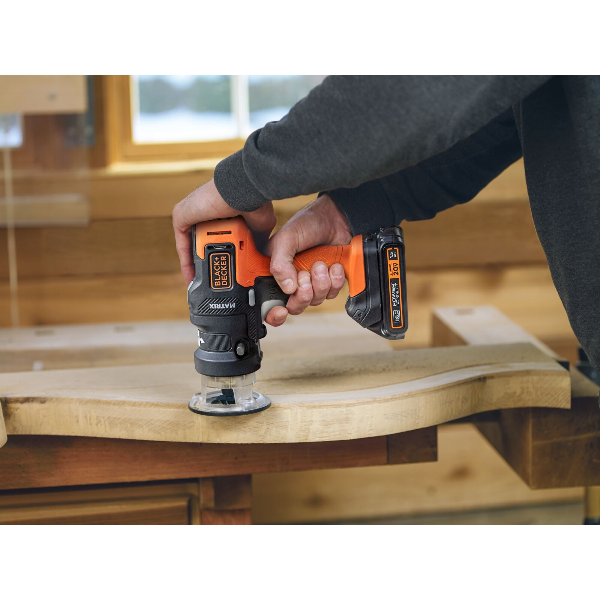 20V MAX* MATRIX™ Cordless Drill & Power Tool Combo Kit - 6 Piece Set with Lithium-Ion Battery for DIY Projects, Home Repairs & Construction Work