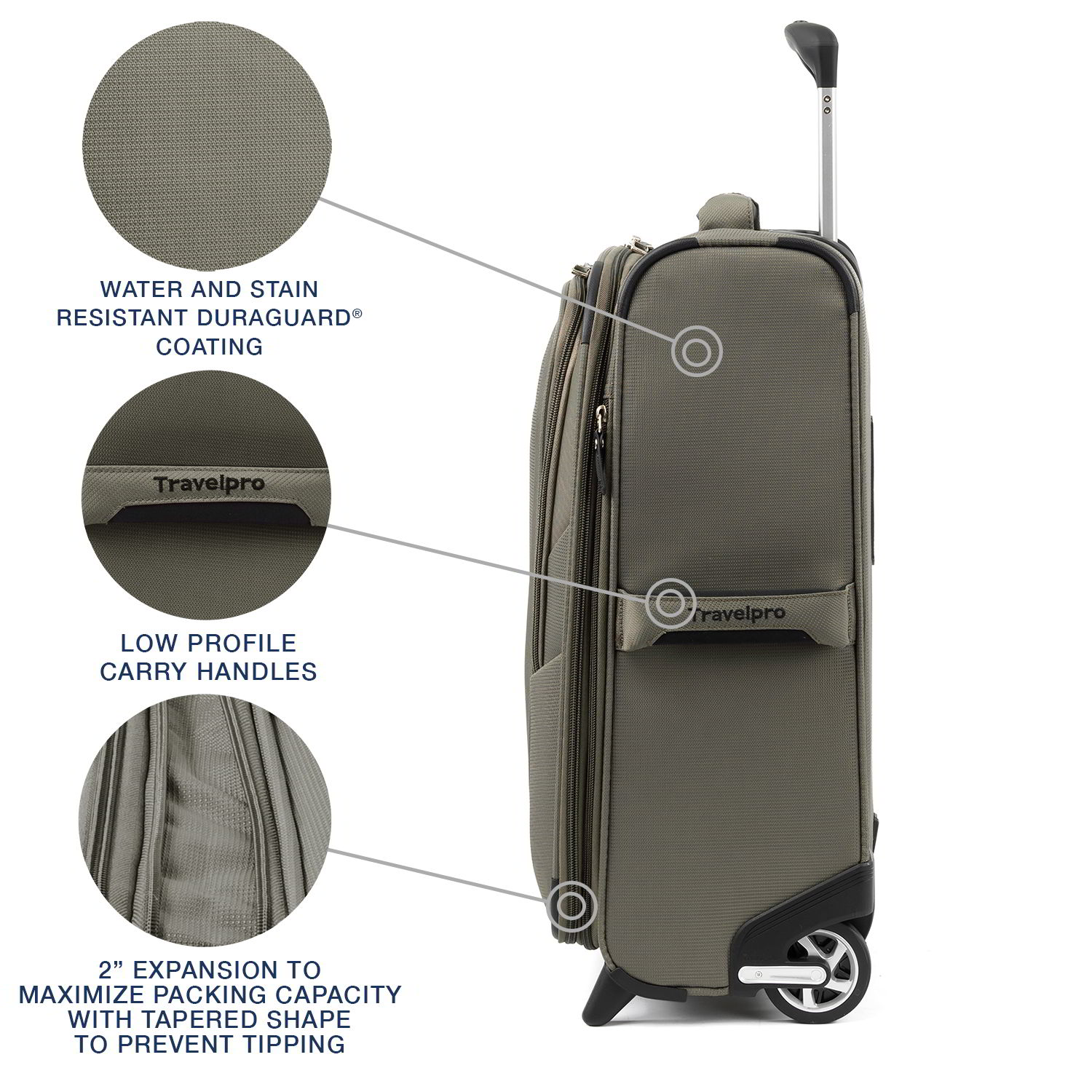 Travelpro Maxlite 5 Lightweight Expandable Carry On Luggage - 2 Wheel Rollaboard Suitcase for International Travel | Perfect for Business Trips & Weekend Getaways