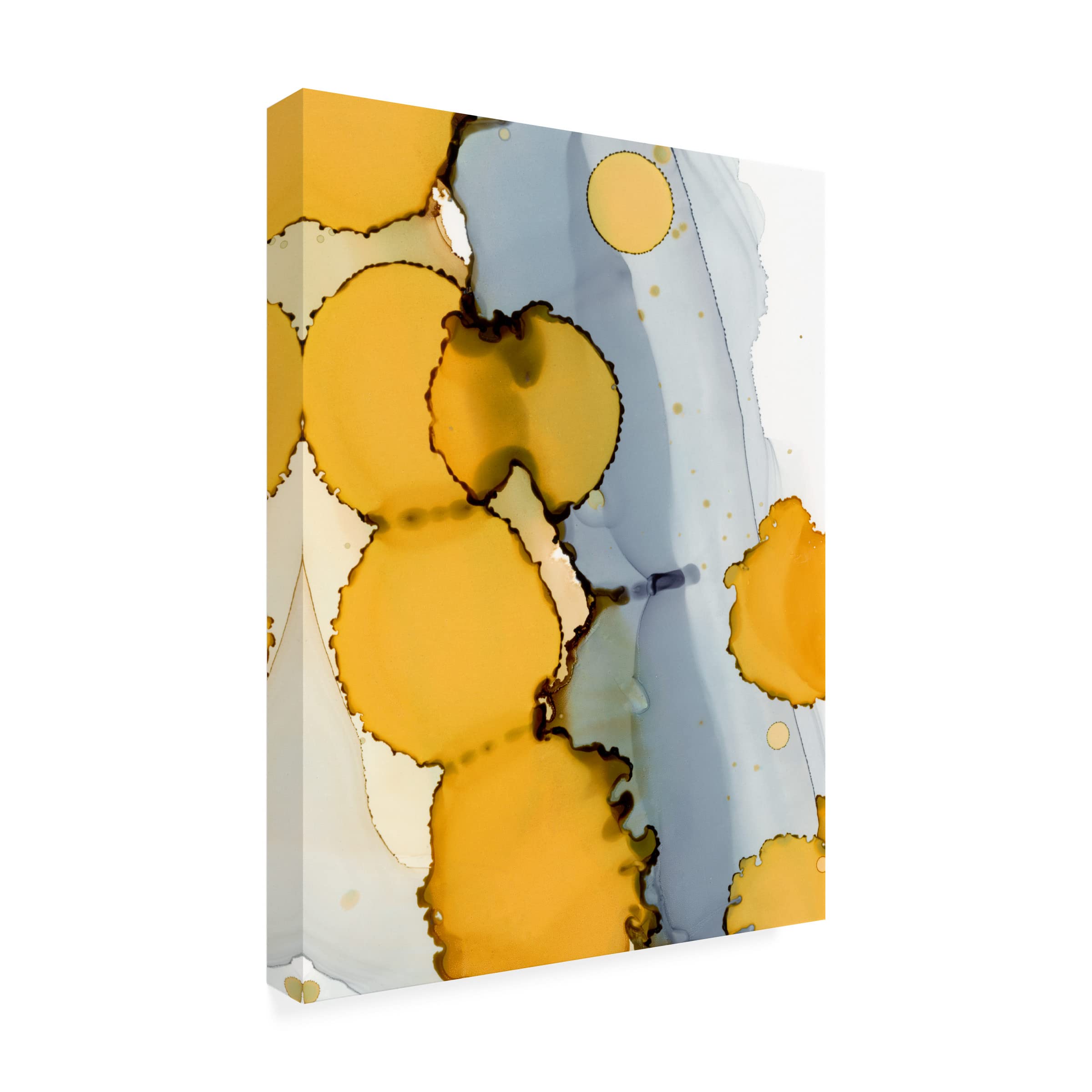 Trademark Fine Art 'Distant Suns II' Canvas Wall Art by Ethan Harper - Modern Abstract Painting for Living Room, Bedroom & Office Decor