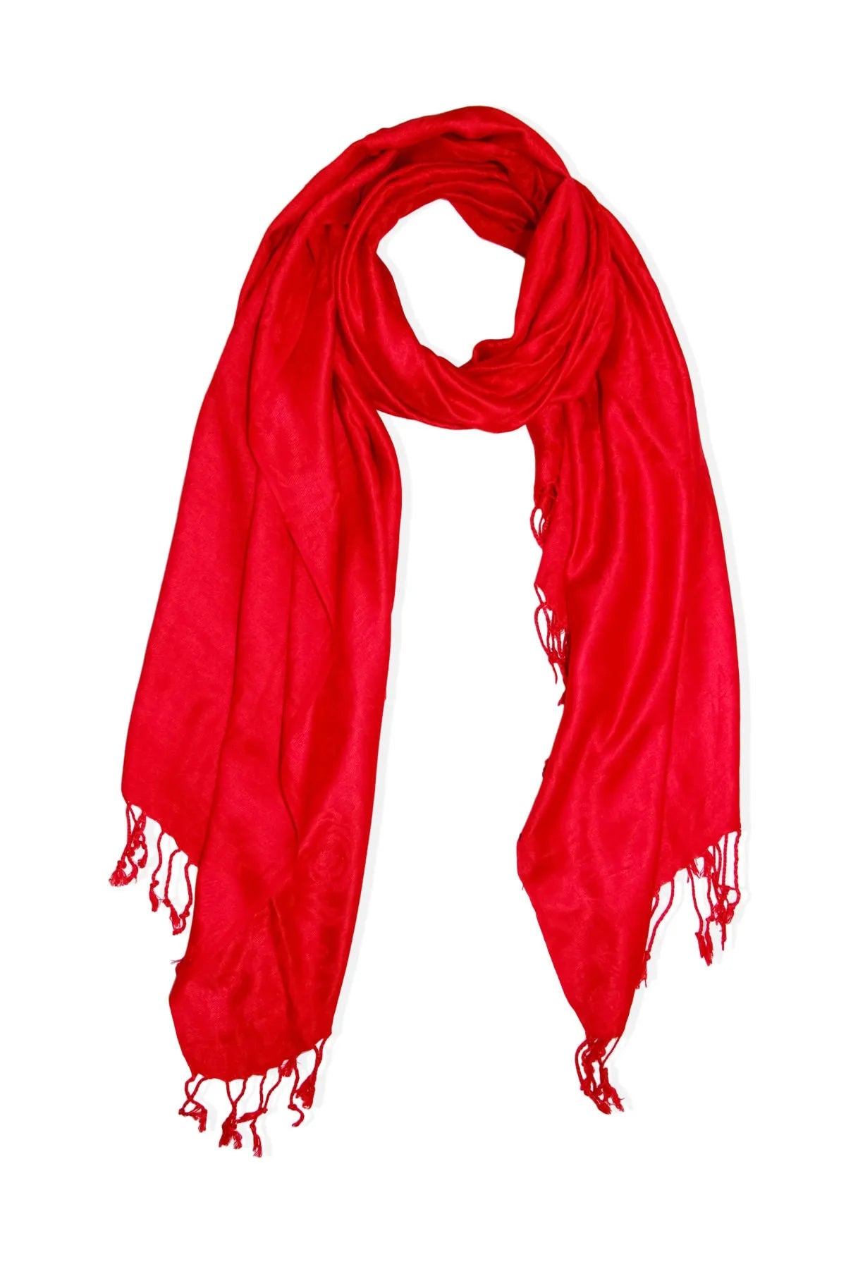 Floral Woven Scarf for Women - Soft Lightweight Fashion Shawl Wrap - Perfect for Spring Outfits, Beach Cover Up & Evening Occasions