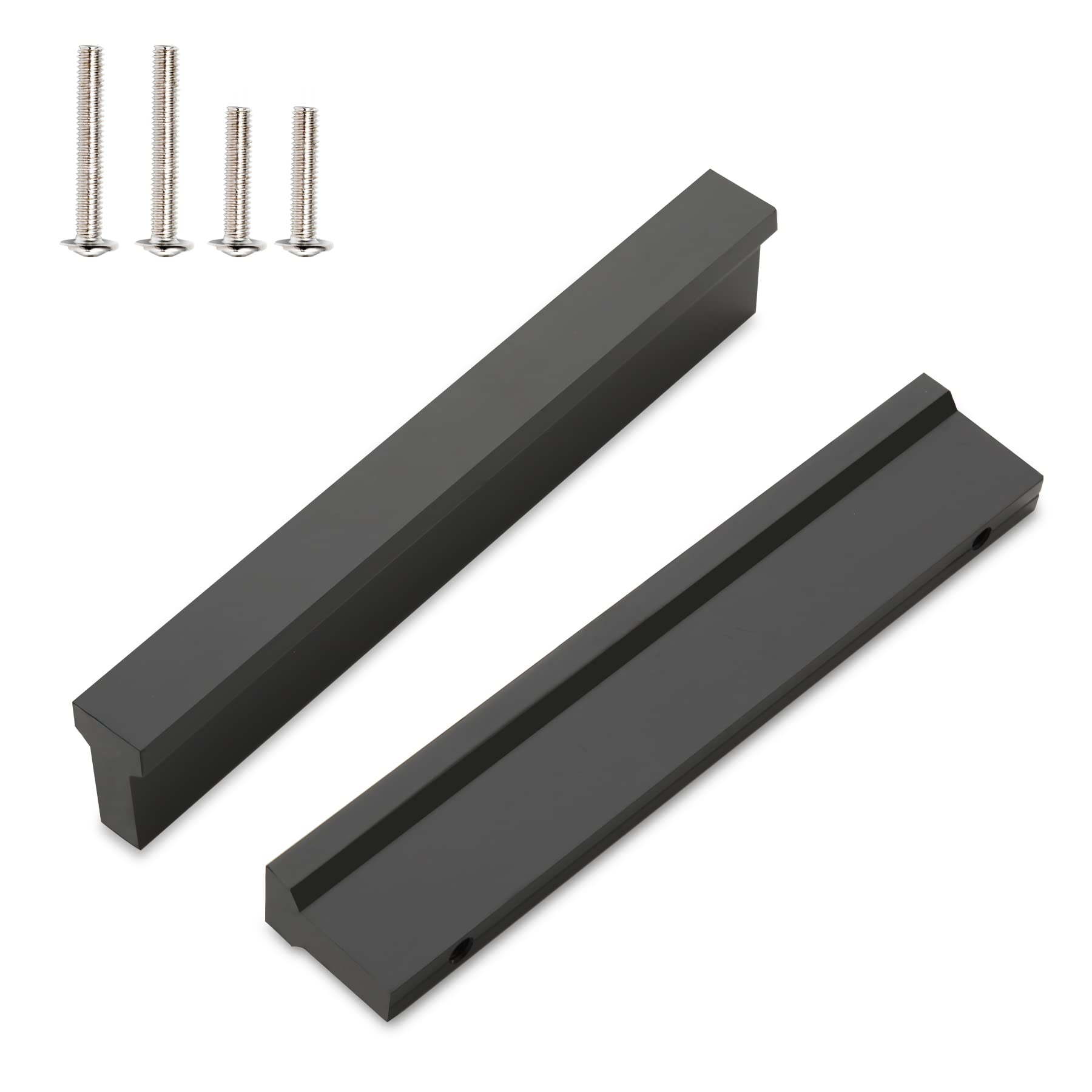 Vintage Black Cabinet Handles 3 3/4 Inch (96mm) - 10 Pack Kitchen Drawer Pulls for Cupboard, Dresser & Furniture Hardware (ABT-287) | Perfect for Modern Farmhouse, Industrial & Rustic Home Decor