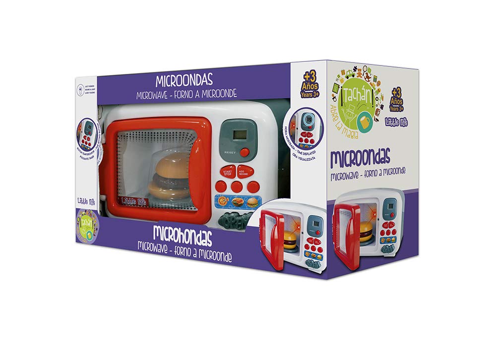 Microwave Little Life (CPA Toy 43689) - Miniature Kitchen Playset for Kids, Pretend Play Toy for Toddlers - Perfect for Home, School & Role-Playing Games