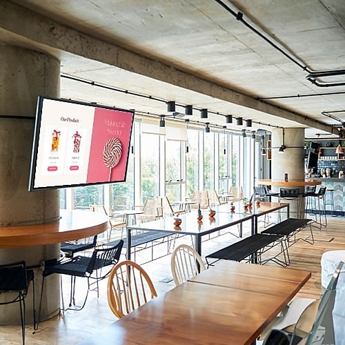 AVARRO V2 P43ES 43-inch 4K Ultra HD Commercial LED Display - Perfect for Digital Signage, Retail Stores, and Conference Room Presentations