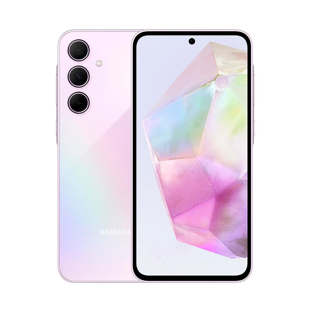 Samsung Galaxy A55 5G Unlocked Smartphone 256GB Dual SIM GSM Android Phone - Awesome Lilac | Latin Variant US LTE Compatible | Perfect for Travel, Work & Streaming