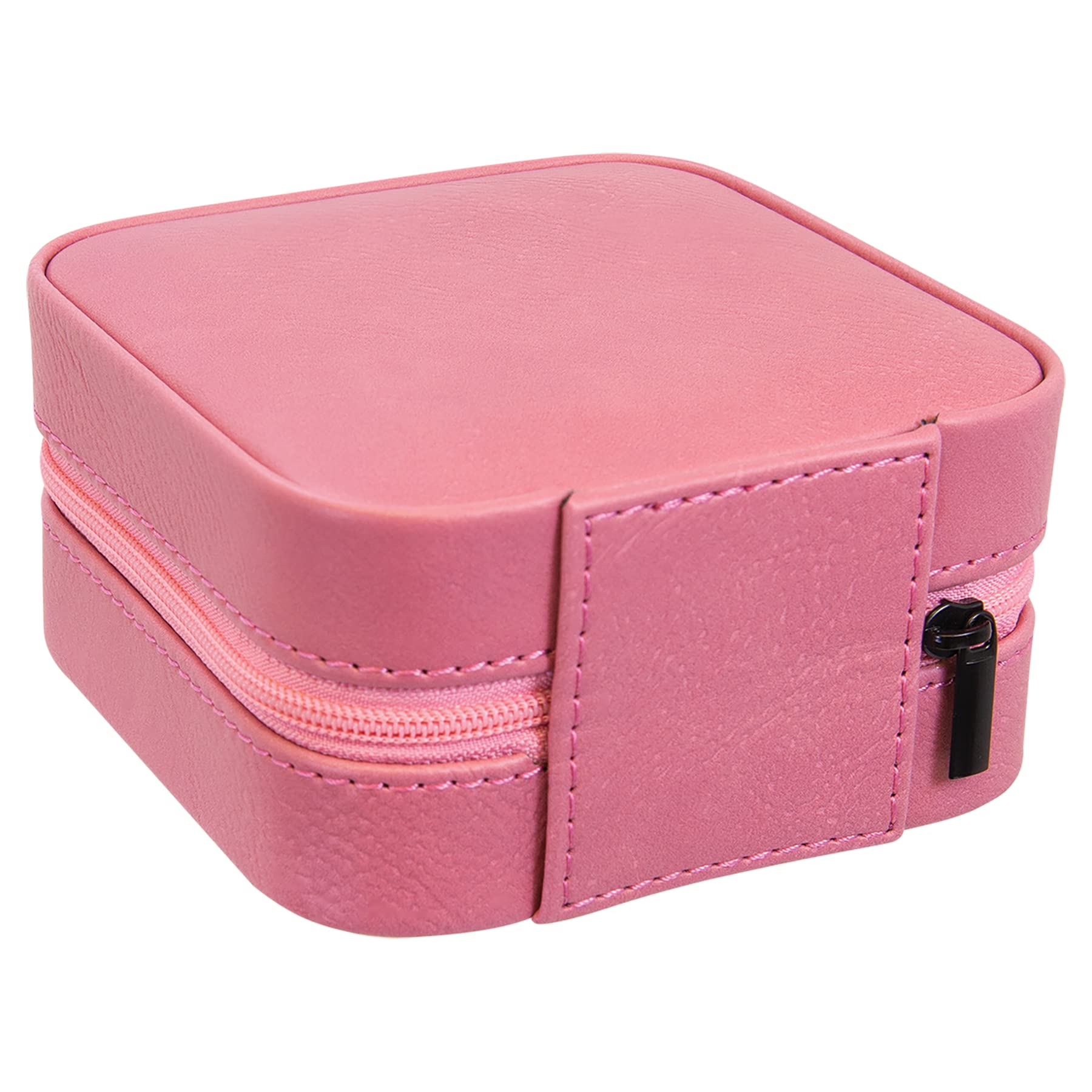 Personalized July Birth Flower Jewelry Box - Water Lily Design Pink Travel Case for Necklaces & Rings | Perfect Gift for Birthdays, Anniversaries & Travel