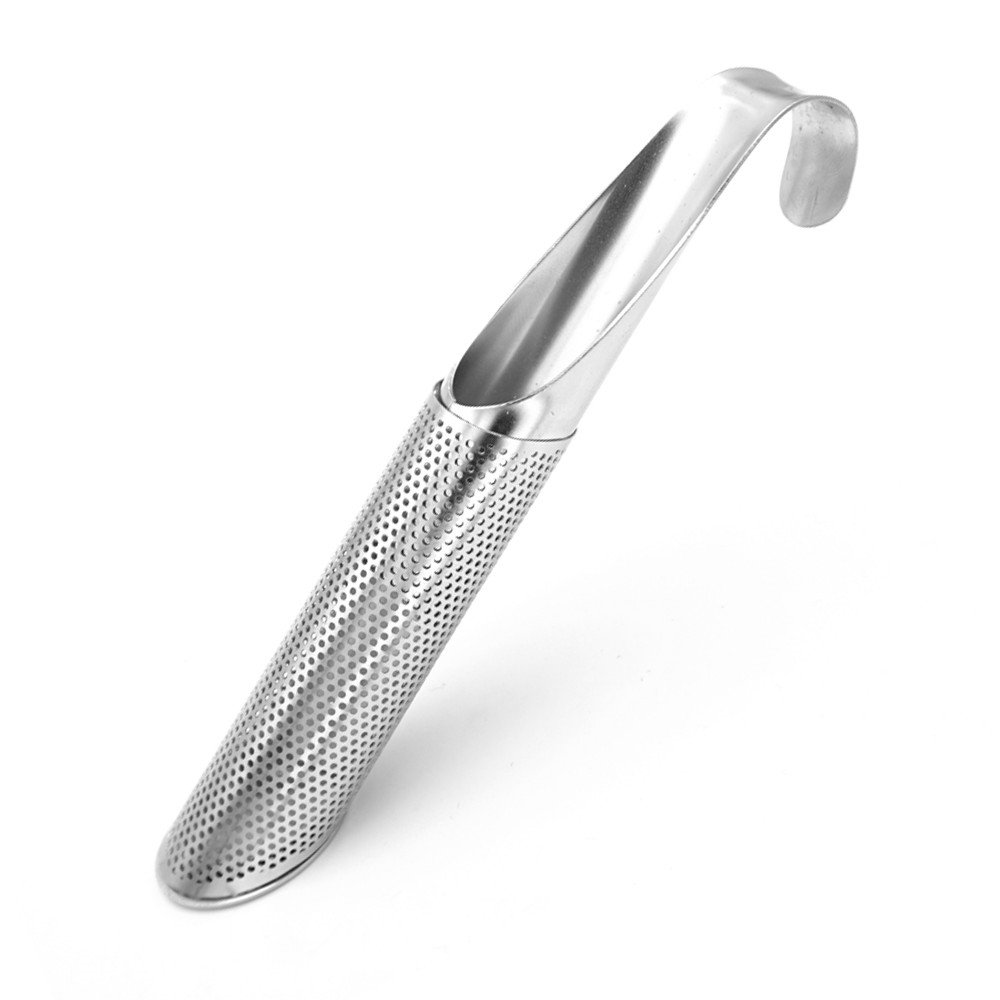 Premium Stainless Steel Tea Infuser with Hook - Easy to Use & Portable Tea Strainer for Loose Leaf Tea - Perfect for Home, Office, Travel, Camping and Gifts