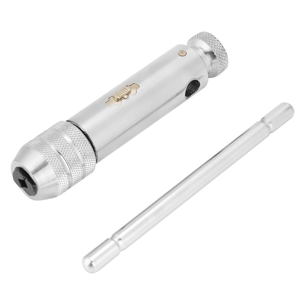 Adjustable T-Handle Ratchet Tap Wrench Kit M3-M8 & M5-M12 for Precision Threading - Perfect for Metalworking, DIY Projects, and Professional Machining
